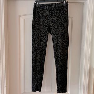Free People Metallic Leopard Leggings XS